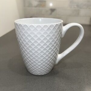 1~designpac White Coffee Or Tea Cup-Distinctive And Elegant Waffle Finish